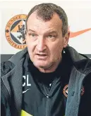  ??  ?? United boss Csaba Laszlo.