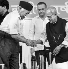  ??  ?? Pranab Mukherjee’s date with the RSS