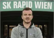  ??  ?? Rangers midfielder Andy Halliday in Vienna