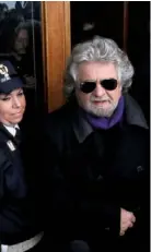  ?? AFP ?? Beppe Grillo foi recebido por Napolitano