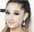  ??  ?? Ariana Grande