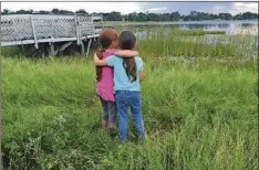  ??  ?? Valeria Cotto, left, and Brooklynn Prince star in “The Florida Project.” CONTRIBUTE­D BY A24