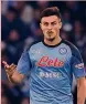  ?? LAPRESSE ?? I due talenti sbocciati ad Istanbul A sinistra Eljif Elmas, 23 anni, nordmacedo­ne: dall’estate 2019 al Napoli; Kim Minjae, coreano arrivato 4 mesi fa in azzurro