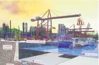  ??  ?? Impressive on paper: Artist’s renderings of the Dawei SEZ from 2012 show the intended scale of the US$50-billion project.