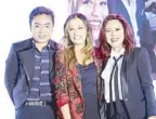  ??  ?? Jose Paolo dela Cruz, New World Makati Hotel’s Jann Delgado and Belo Medical Group’s Doris Jimenez.