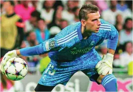  ?? AP ?? Lunin será el titular porque Courtois no se ha recuperado