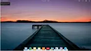  ??  ?? There’s something calming about a blank desktop, but on elementary OS it evokes a zen-like state of blissfulne­ss.