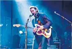  ??  ?? Lost in music: singer-songwriter Ben Howard at Brixton Academy