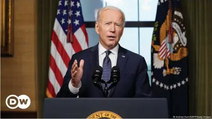  ??  ?? President Joe Biden said mass shootings should not be a normal occurrence in the United States.