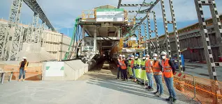  ?? ?? L’avvio di uno dei cantieri dell’alta velocità ferroviari­a sul tratto Brescia-Verona