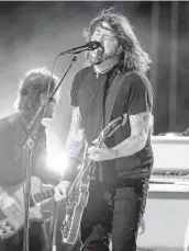  ?? JASON ARMOND/LOS ANGELES TIMES ?? Dave Grohl of the Foo Fighters performs May 2 in California.