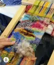  ??  ?? 6 Yarn craft workshops include weaving, crochet and felting