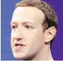  ??  ?? Mark Zuckerberg