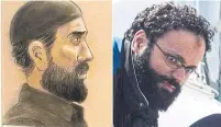  ?? JOHN MANTHA, CHRIS YOUNG THE CANADIAN PRESS ?? Raed Jaser, left, and Chiheb Esseghaier received life sentences.