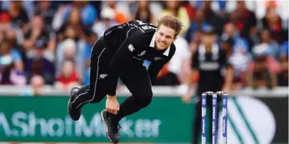  ?? (Reuters) ?? File photo of New Zealand’s Lockie Ferguson in action.