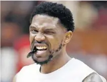  ?? WILFREDO LEE/AP ?? Udonis Haslem is not done yet with the Miami Heat or the NBA.