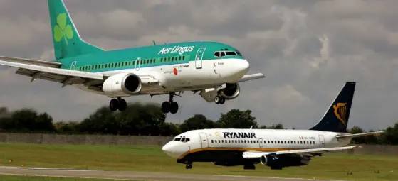  ??  ?? The key question for Aer Lingus is how will North American traffic recover – in Dublin Airport in June it was down 98pc compared to June 2019.