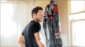  ?? Ant-Man. ?? STOLEN MOMENT: Paul Rudd as Scott Lang in Do you think making the characters so human makes the story more accessible?