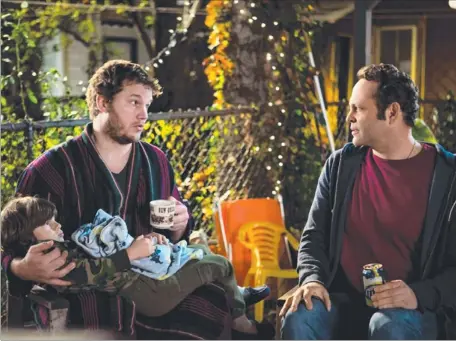  ??  ?? Chris Pratt and Vince Vaughn star in comedy Delivery Man