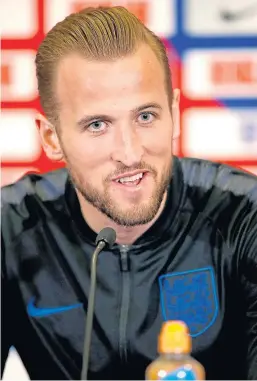  ?? Picture: PA. ?? England captain Harry Kane speaks to the press at St George’s Park ahead of the Euro 2020 qualificat­ion double-header against the Czech Republic and Montenegro.