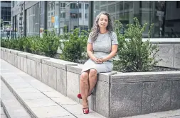  ?? NICK KOZAK FOR THE TORONTO STAR ?? Monique Jilesen, a lawyer at Lenczner Slaght Royce Smith Griffin LLP, says a September return of the firm’s 200 employees to their four floors of offices at Adelaide Street West and York Street will depend on vaccine and testing status.