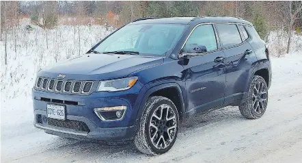  ?? — BRIAN HARPER/DRIVING.CA ?? 2018 Jeep Compass Limited.