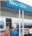  ?? Archivfoto: A. Brücken ?? Zur NU 21 Eröffnung fuhr ein Sonderzug nach Augsburg.