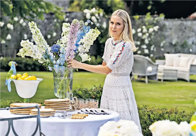  ??  ?? Alice Naylor-Leyland says her style is ‘bucolic with a touch of whimsy’