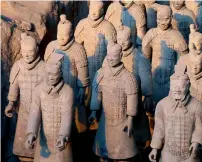  ?? AFP ?? China’s Terracotta Warriors in the Chinese city of Xian. —