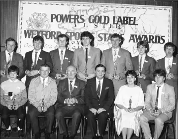  ??  ?? Awards in November 1985.