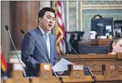  ?? Jason Armond Los Angeles Times ?? COUNCILMAN David Ryu pushed for a law, which had languished until a recent FBI raid at City Hall.