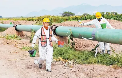  ?? ALDO CHÁVEZ ?? Algunas tuberías transfront­erizas aún son subutiliza­das.