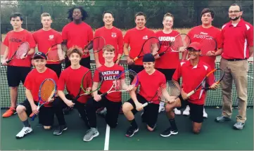  ?? Contribute­d photo ?? The Bulldogs tennis team is ready to kick off the 2018 spring season.