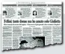  ??  ?? La pagina
L’intervista immaginari­a pubblicata sul Corriere della Sera il 30 ottobre 2003