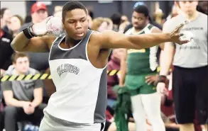  ?? Peter Hvizdak / Hearst Connecticu­t Media ?? Hillhouse’s Gary Moore, Jr. is the Register Area MVP for boys indoor track.