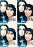  ??  ?? A teenage Amy Winehouse with her mother Janis; below, with Chantelle Dusette in the throes of fame