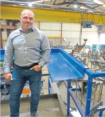  ??  ?? INVESTMENT: Wattie Milne, managing director of METALtech UK, welcomed the loan.