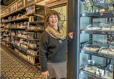  ?? PHOTOS: JOHN KIRK-ANDERSON/STUFF ?? Diva Plant Cheese owner Sarah Page at Riverside Market.