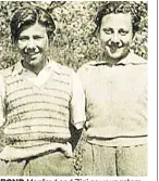  ??  ?? BOND Manfred and Zigi as youngsters