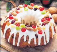  ?? SUBMITTED PHOTO ?? Bundt cakes come in various sizes and toppings, but they all have the familiar hole in the centre.