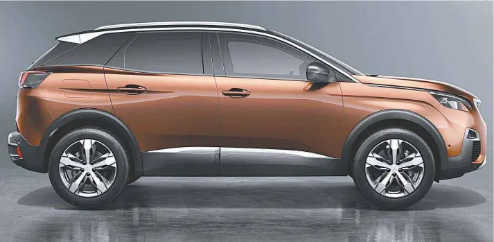  ?? DIVULGAÇÃO ?? Importado da França, o possante tem desenho mais moderno, linha de cintura alta e perfil robusto. Rodas do utilitário Peugeot 3008 são de 19 polegadas