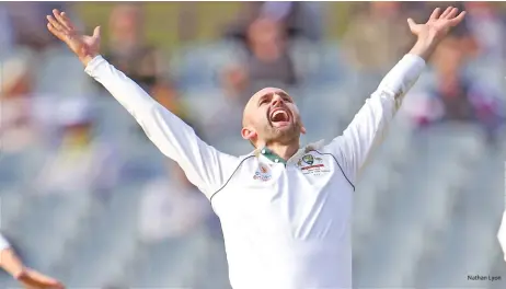  ??  ?? Nathan Lyon