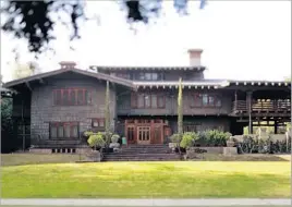  ?? Jay L. Clendenin
Los Angeles Times ?? VISITS that include the Gamble House’s servants’ quarters are about to begin.