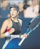  ?? FOTO: EFE ?? Muguruza jugará la Fed Cup