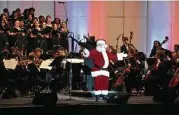  ?? Courtesy photo ?? A variety of orchestras and band programs from Conroe ISD will participat­e in this year’s Holly Jolly Jingle at the Cynthia Woods Mitchell Pavilion.