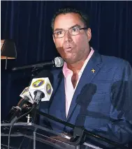  ??  ?? Minister without Portfolio in the Ministry of Economic Growth and Job Creation, Daryl Vaz. FILE