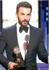  ??  ?? Michael Aronov during the 71st annual Tony Awards in New York on Sunday. (AP)