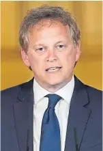  ??  ?? Transport Secretary Grant Shapps.