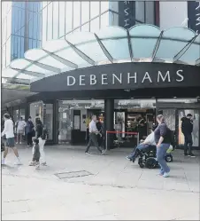  ??  ?? JOBS BLOW Debenhams in Commercial Road, Portsmouth