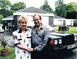  ??  ?? Charitable Vera and husband Gerald raised thousands for charities over the years